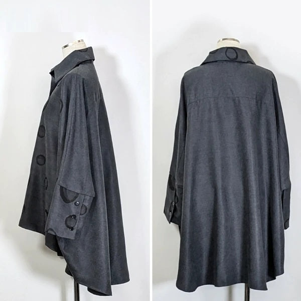 Muriya- Oversize Shirt/ Charcoal