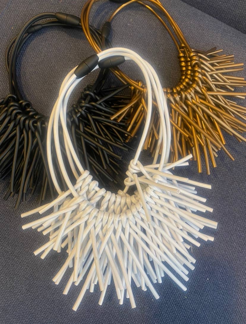 Samuel Coraux - white Boop Necklace