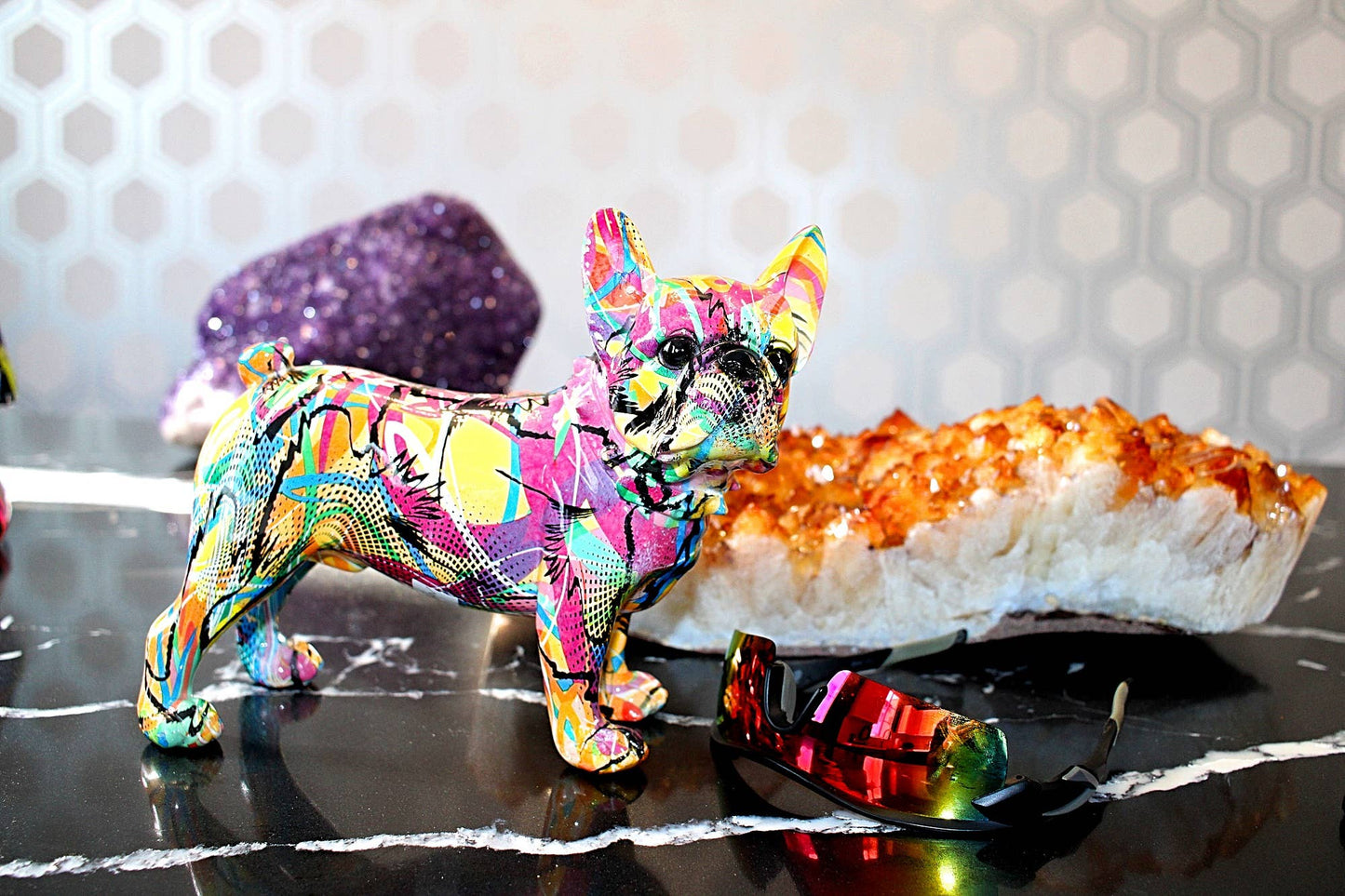 Interior Illusions Plus - Vivid French Bulldog Ears Up - 9.5" long