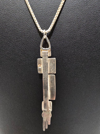 Dona Siebler - Rocket Ship Pendant Necklace