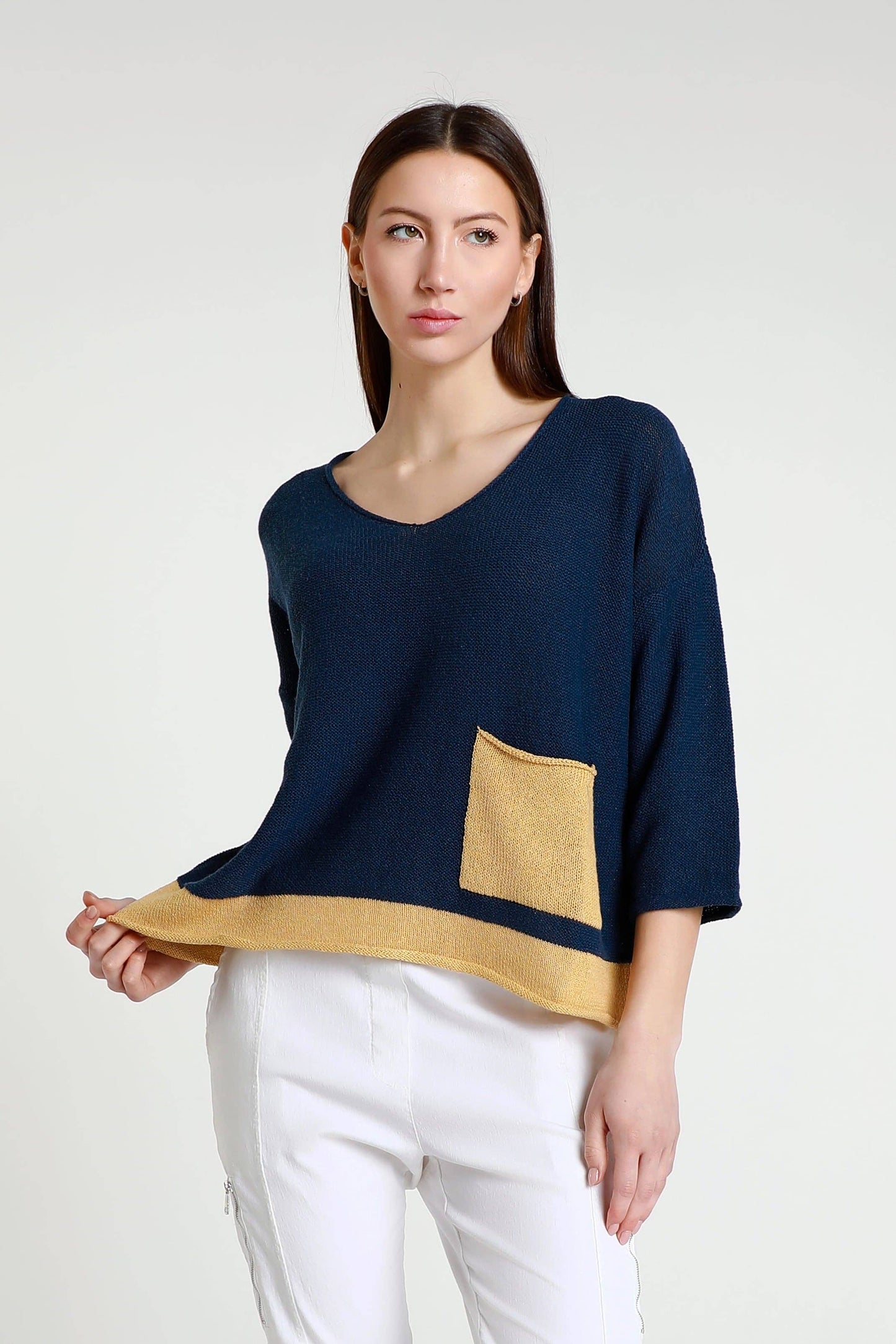 TINA Stephens - Seraphine V-Neck Sweater