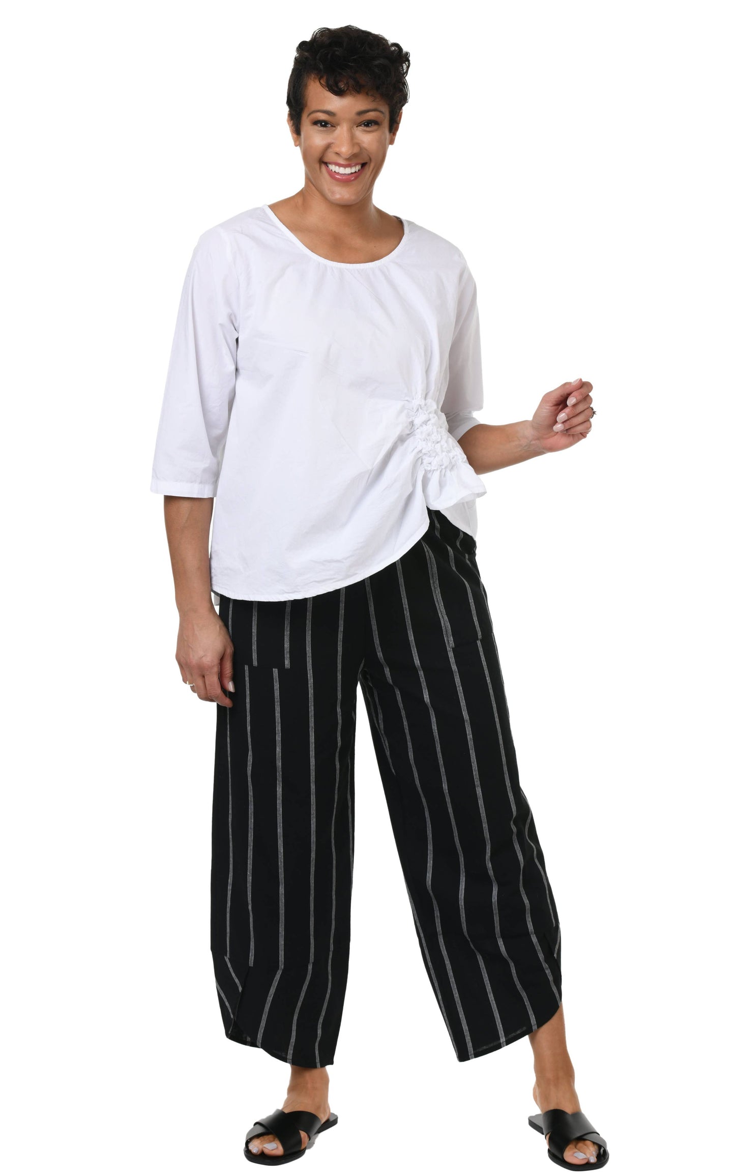 Tulip Clothing- Ariana Pant in Hinsdale Stripe