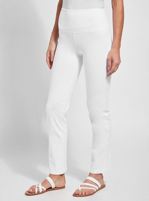Lysse-Denim Straight Leg Jean/White