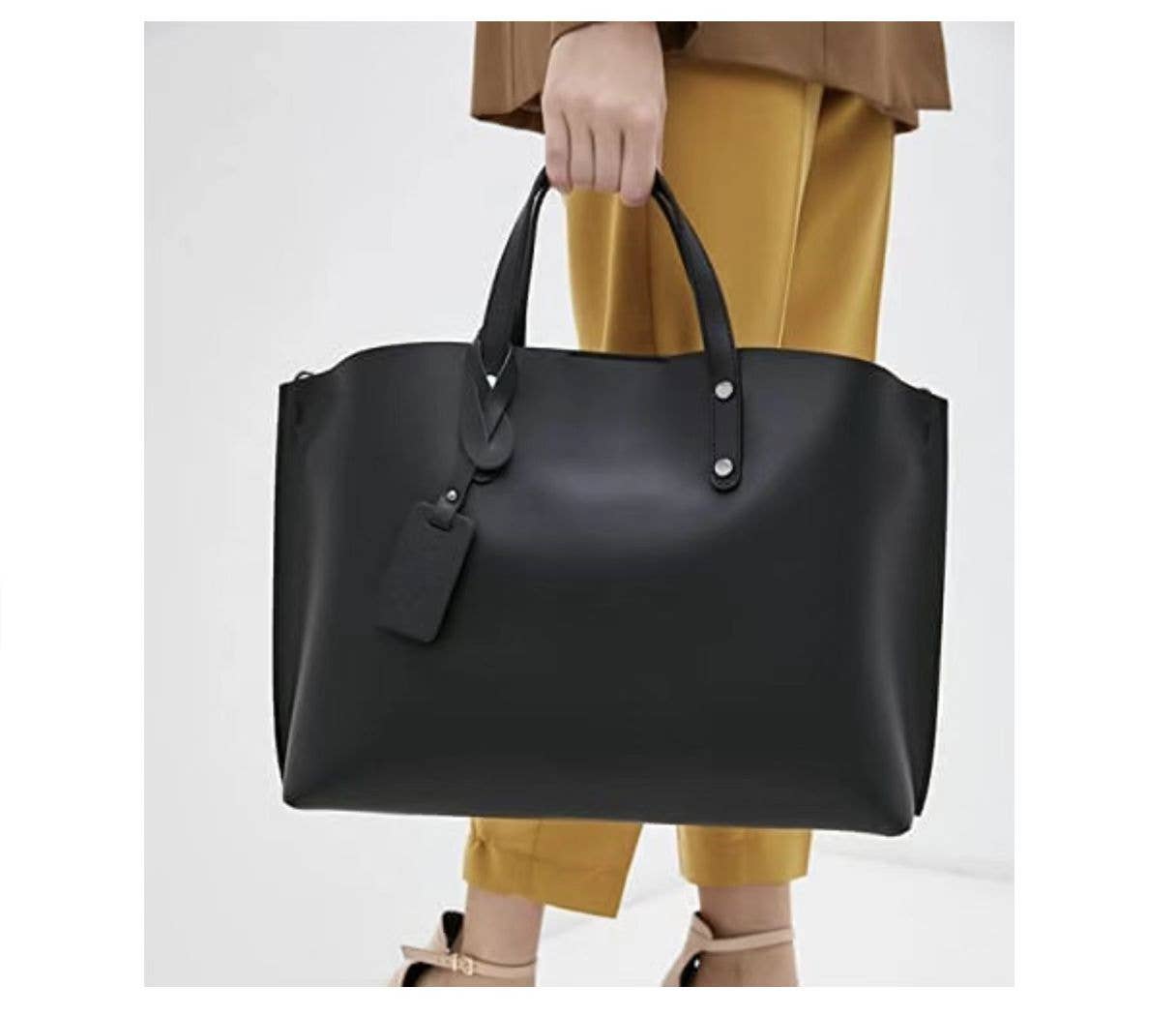 MODARNO - Elegant Italian Leather Shopper Bag