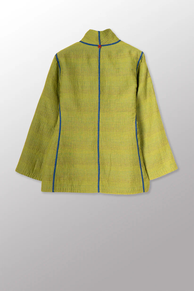 Mieko Mintz- BLOOMING FLOWERS KANTHA SHORT JACKET