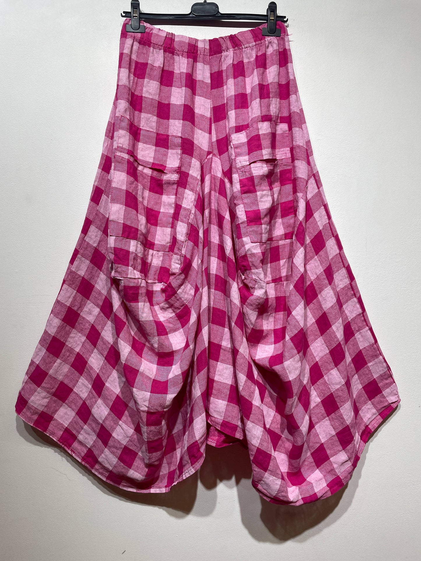 Made in Italy- Pocket Linen Skirt (More colors)