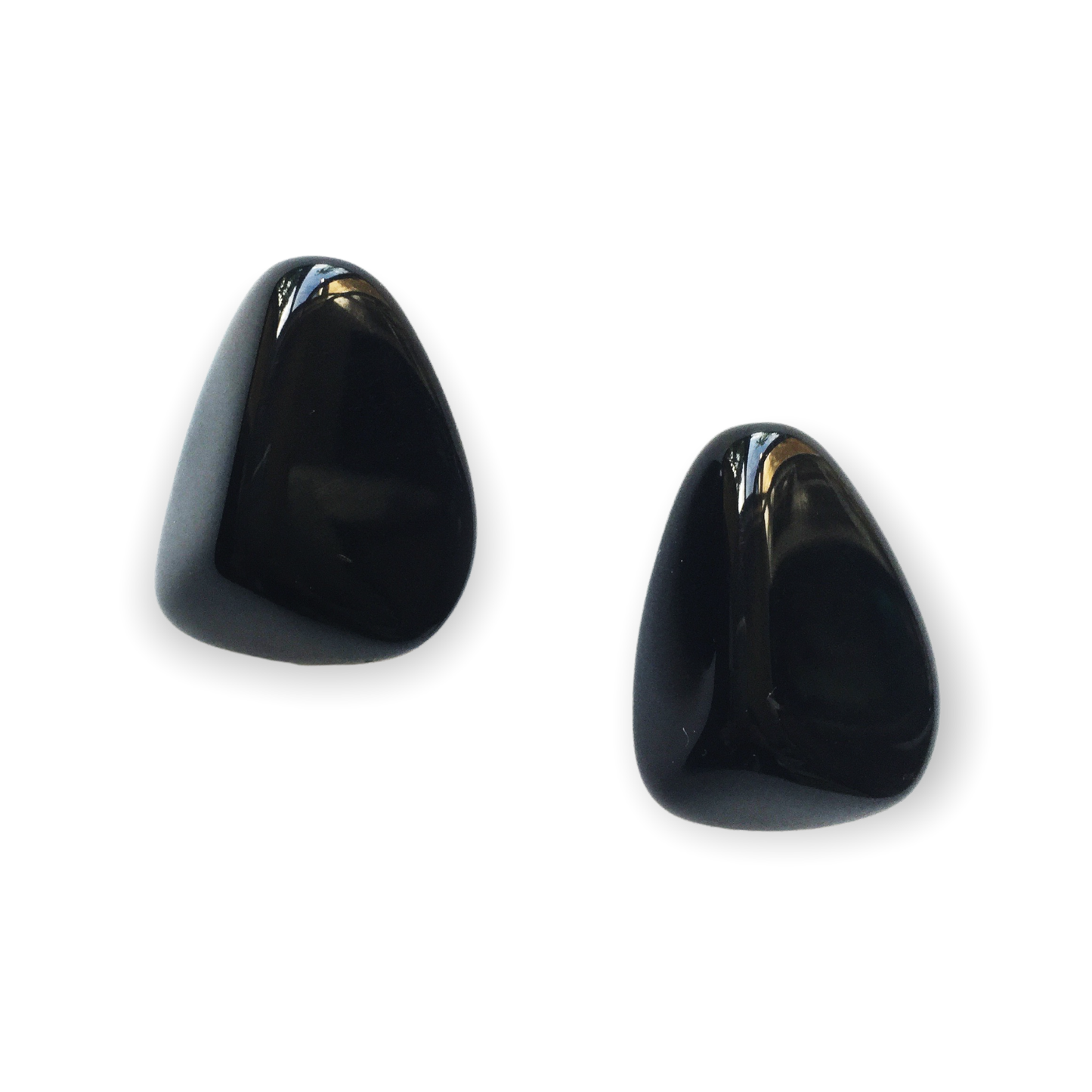 Atelier 1701 - Tri-Black Resin Earrings