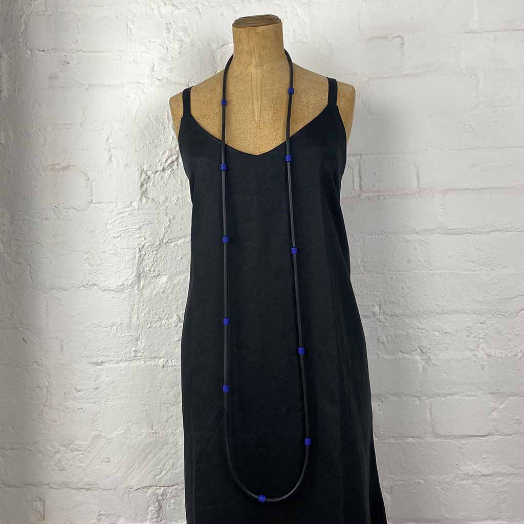 Frank Ideas - Minimalist, rubber + resin necklace EVERYDAY NECKLACE Mix