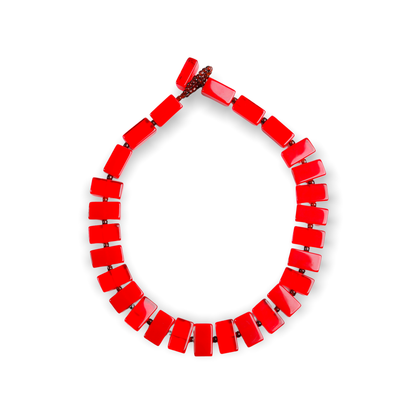 Atelier 1701 - Red Cube Necklace