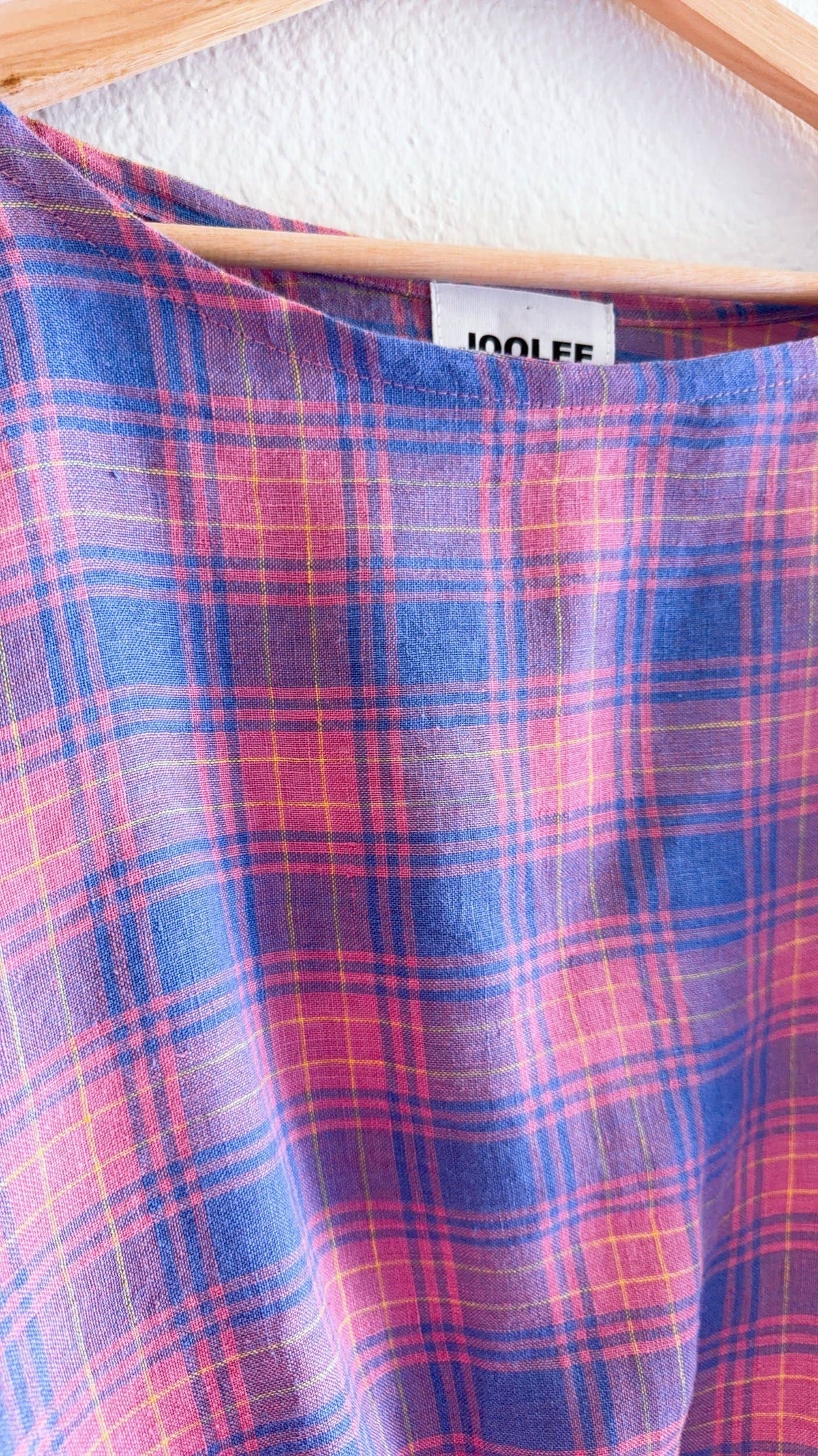 Joolee - Lilac check top
