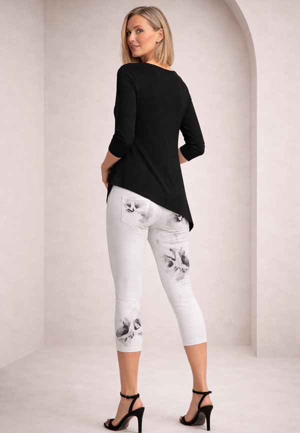 Narenee Designs- Hand-Painted Capri Leggings