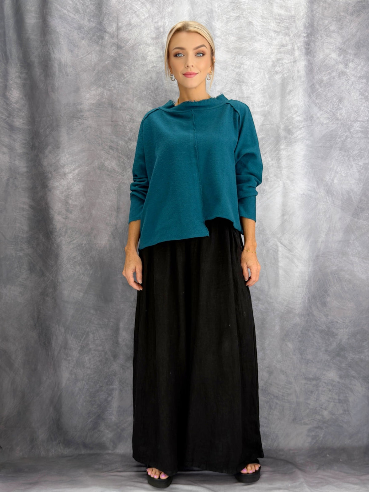 TINA Stephens - Whitney French Terry Seam Top