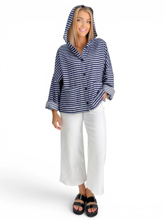Dress to Kill- Crop Hooded Jacket