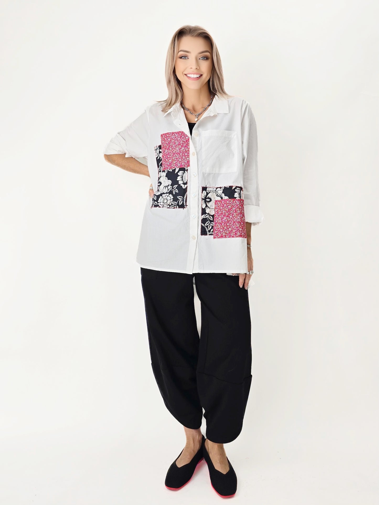 Narenee Designs- Designs Patchwork Cotton Shirt