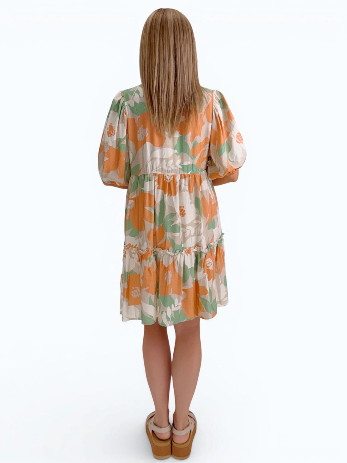 Vine & Love - V-Neck Tired Tunic/ Dress