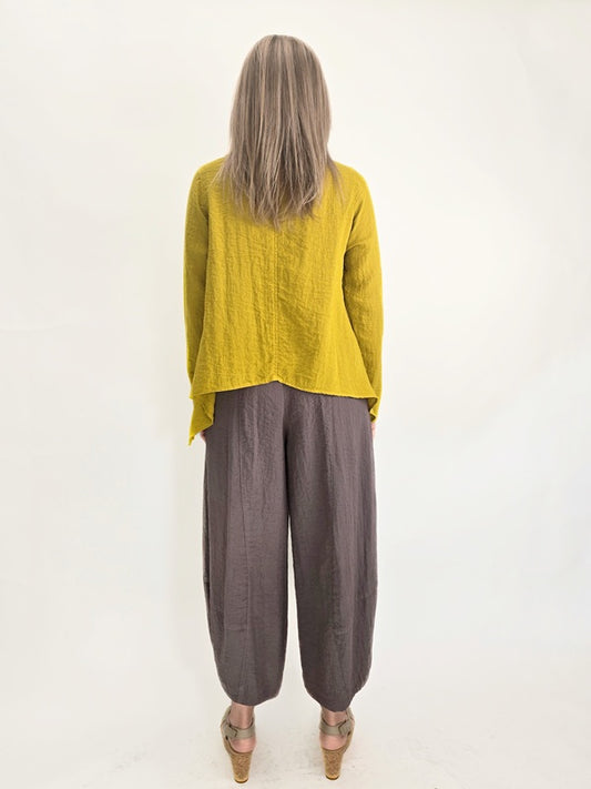 Eleven Stitch- Mustard Green Topper