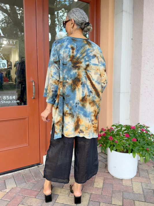 Earth & Loom- Oversized Artistic Cotton Top