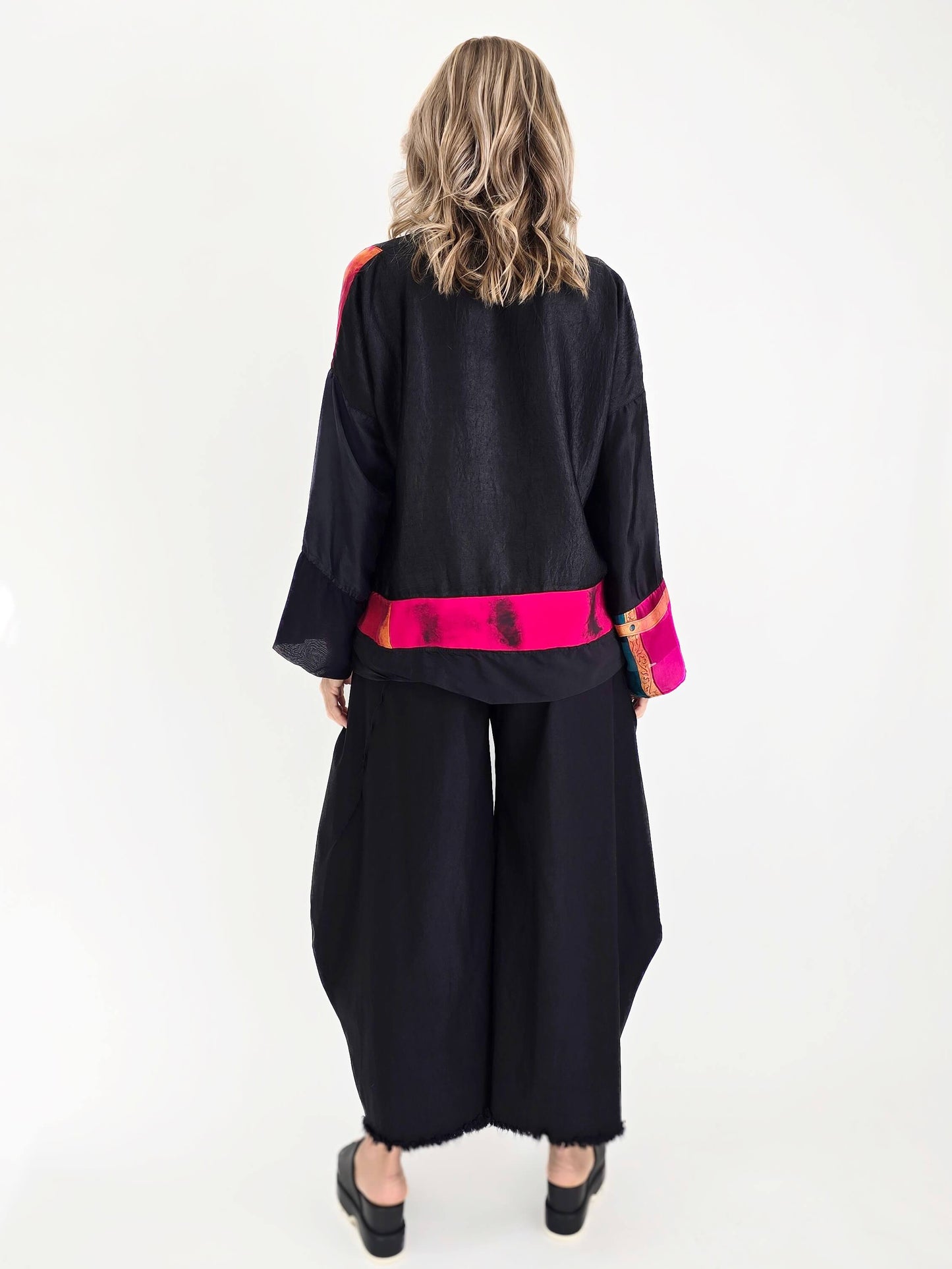 Tatiana Palnitska- JF12/ Sunrise-Sunset Silk Top