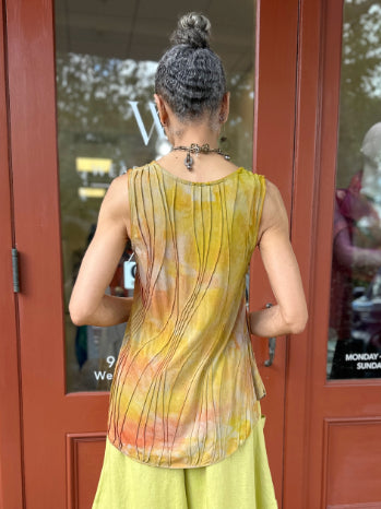 Narenee Desings - Stitch Cotton Tank Top.