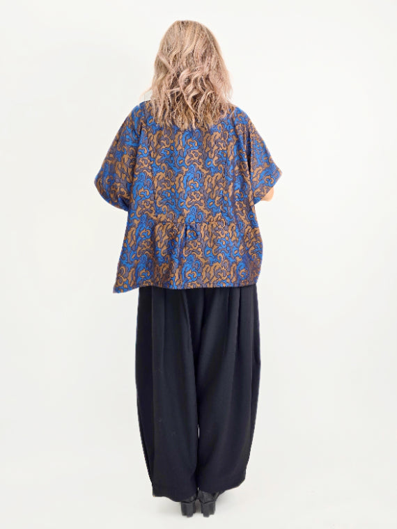 Dress to Kill - 2 Pocket Banded pant/ Black Stripe