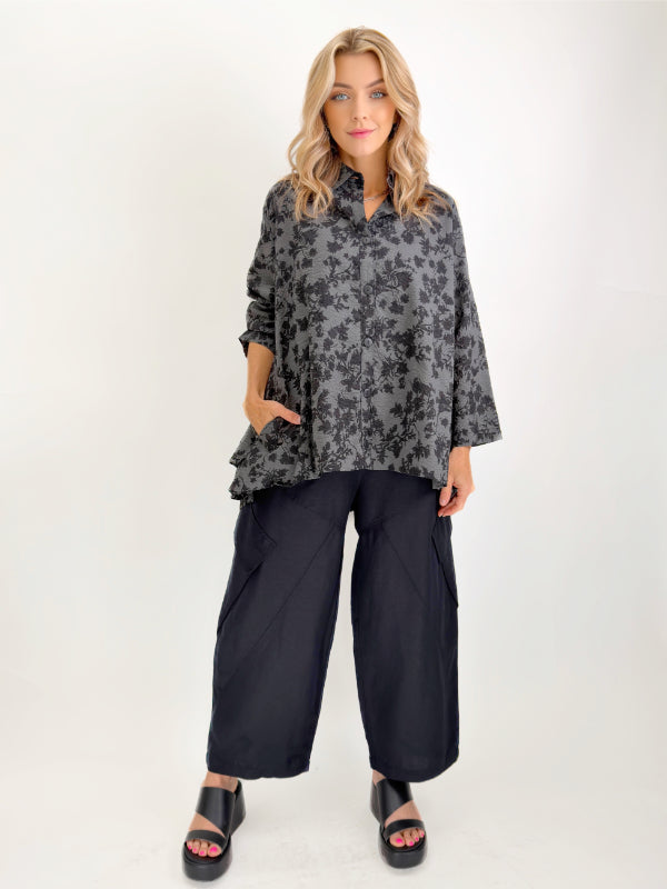 Dress to Kill- Layer Ruffle Back Shirt