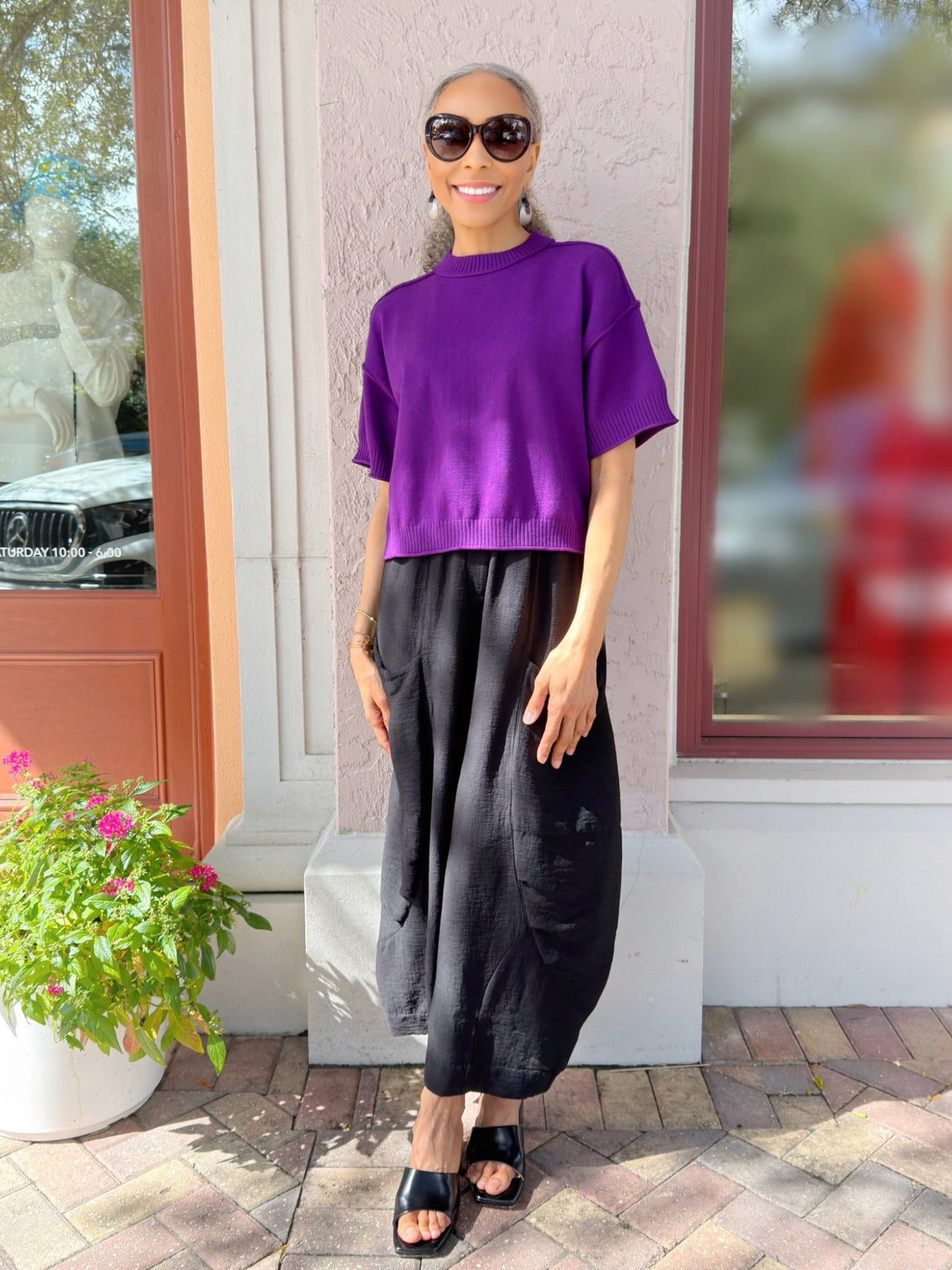Glam - Relaxed SS Sweater