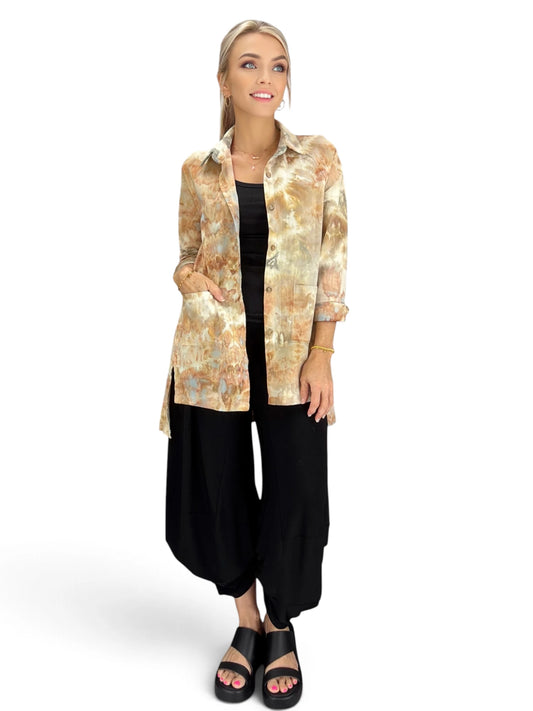 Narenee Designs – Autumn Sand Shirt Jacket