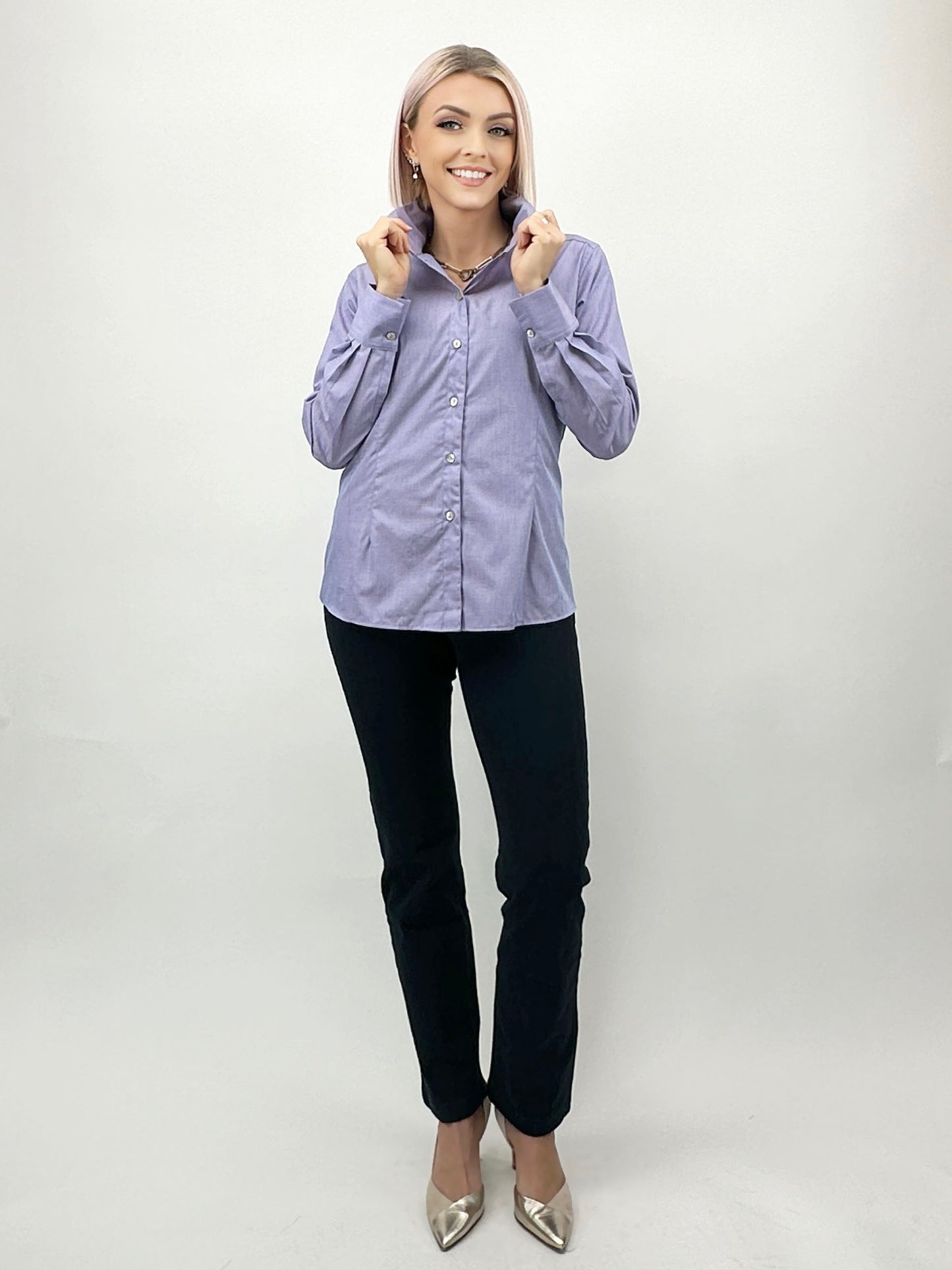 Jill McGowan- Kacey Shirt/ Lilac