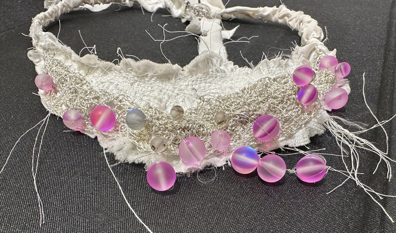 Tatiana Palnitska- Silk/ Metallic Necklace