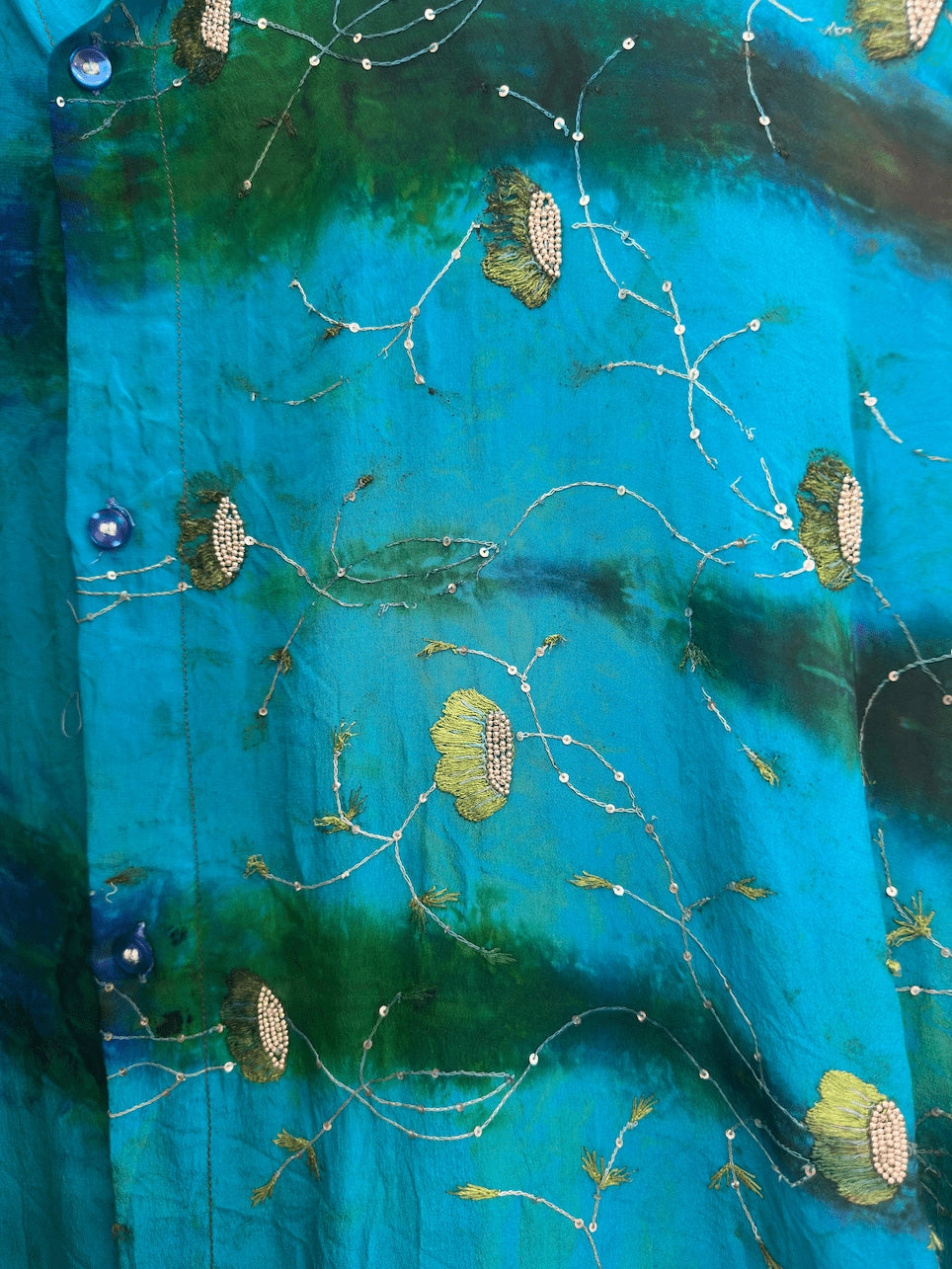 Meghcraft - Blue Tie Dye Shirts