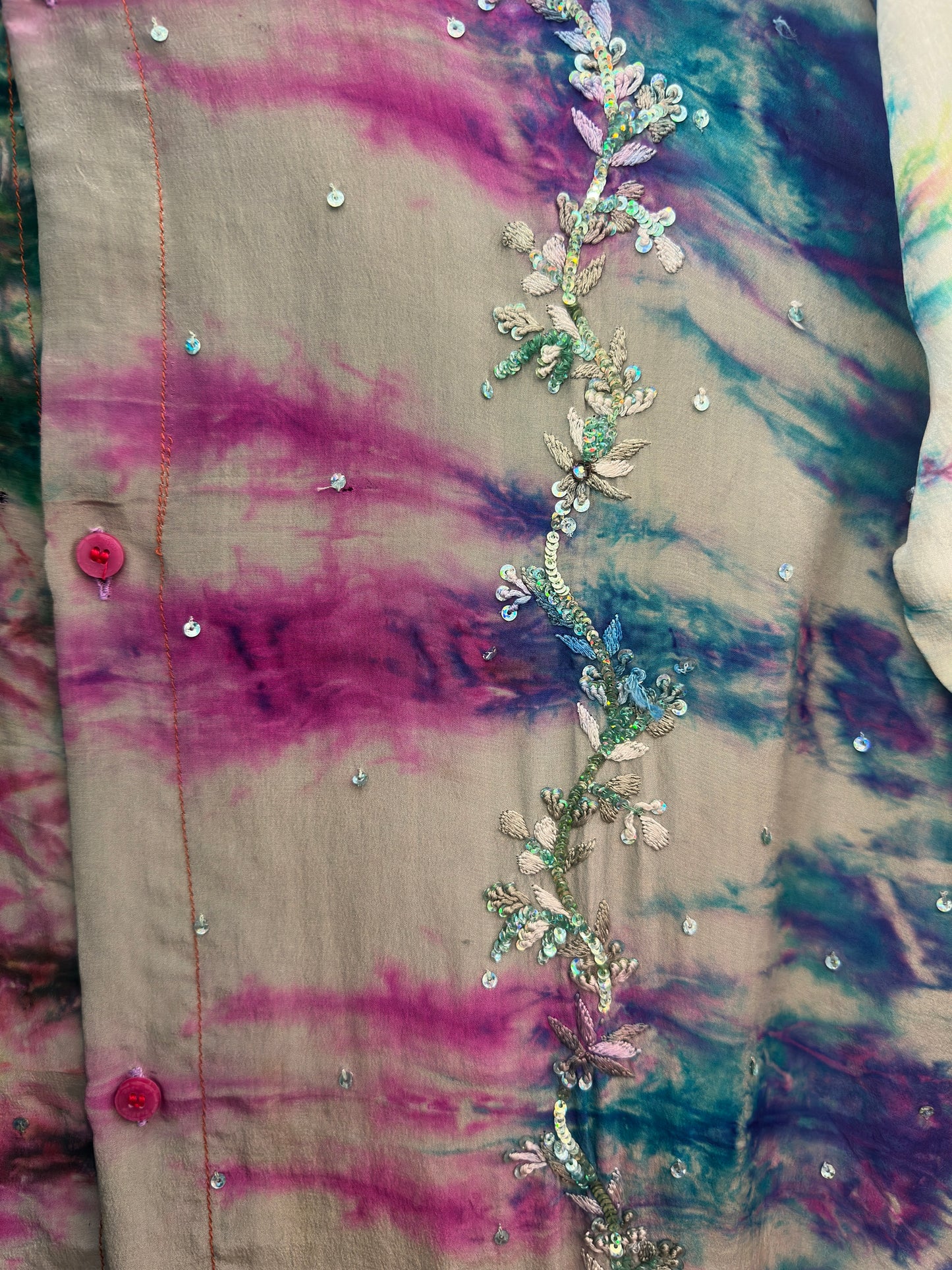 Meghcraft - Pink/Green Tie Dye Shirts