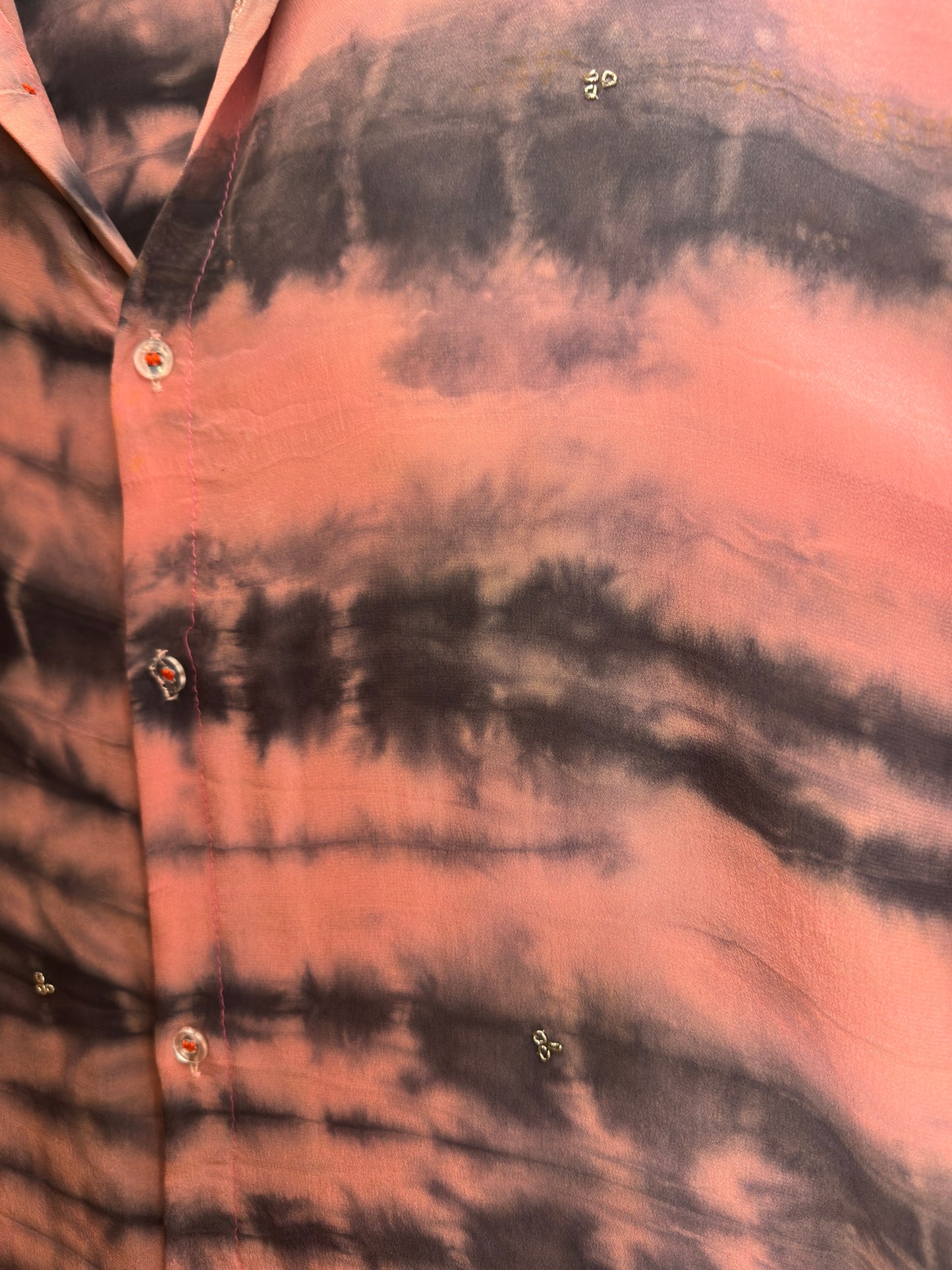 Meghcraft - Pink/Black Tie Dye Shirts