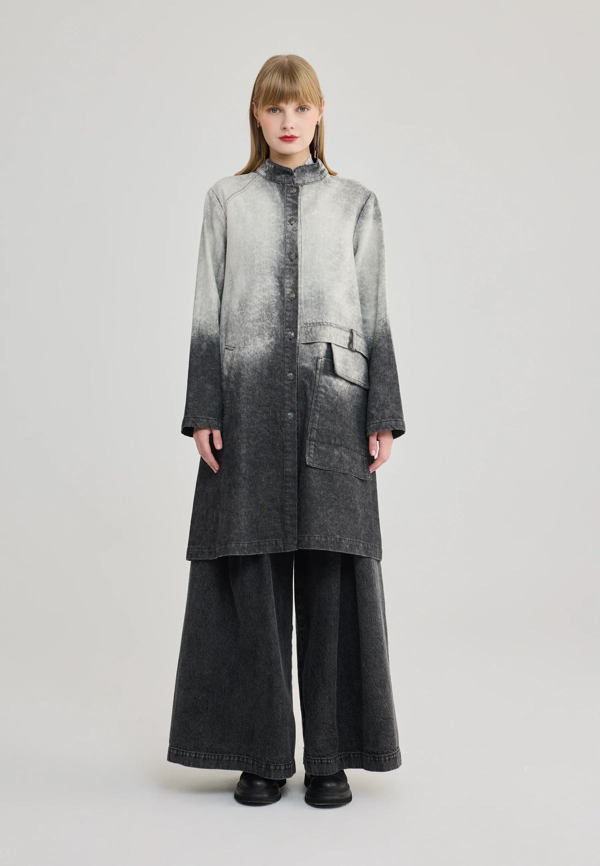 LUUKAA- Piperes Washed Ombre Coat