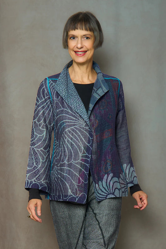 Mieko Mintz- Vintage Cotton Kantha Short Jacket