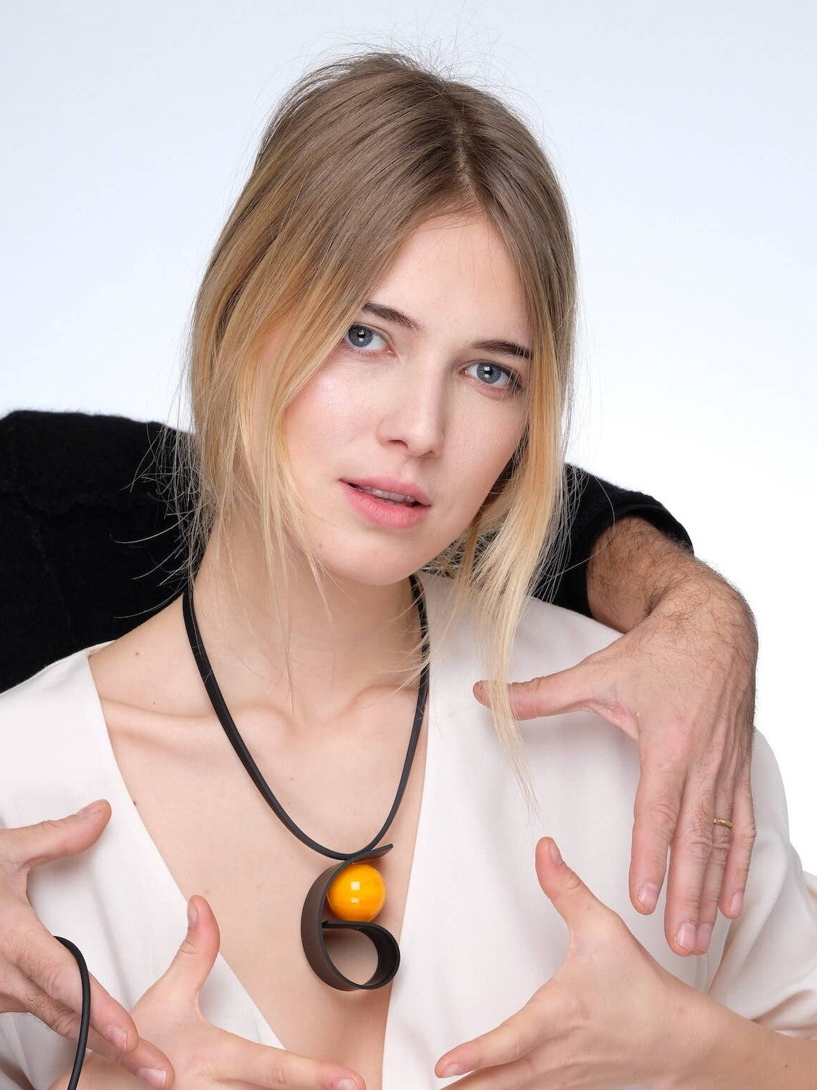 Samuel Coraux -Thinker Necklace: Yellow