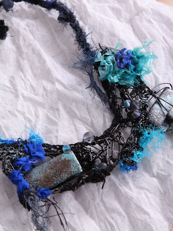 Tatiana Palnitska- Mixed Materials Necklace