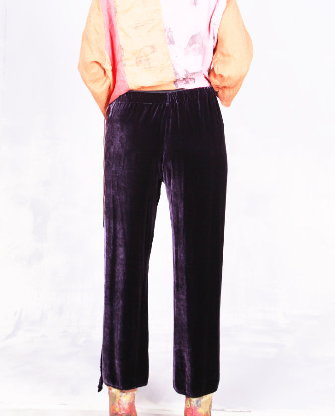 Tatiana Palnitska- ND18/ Silk Velvet Cropped Pant