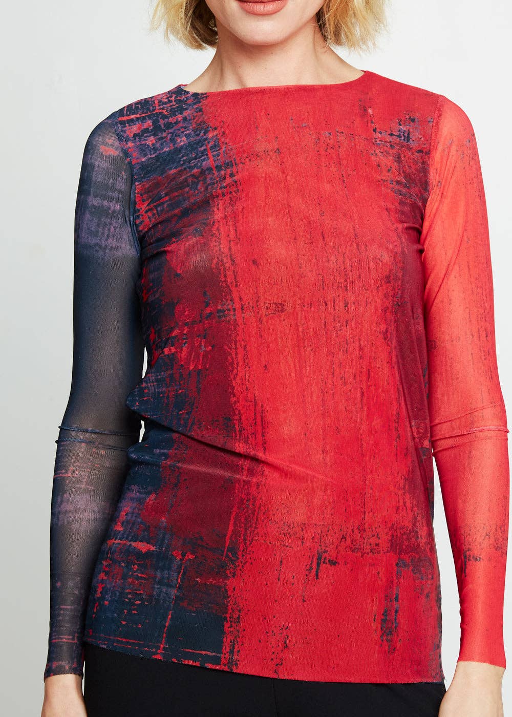 AMB Designs - Vermillion - Florence Double Sheer Top