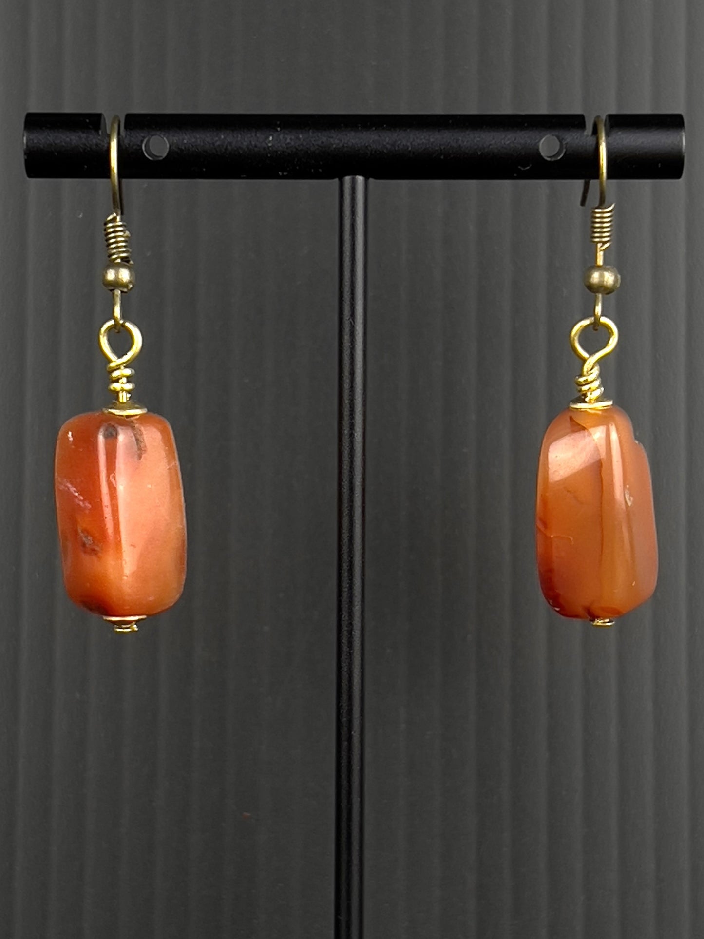 NSerena Jewelry-African Carnelian Earrings