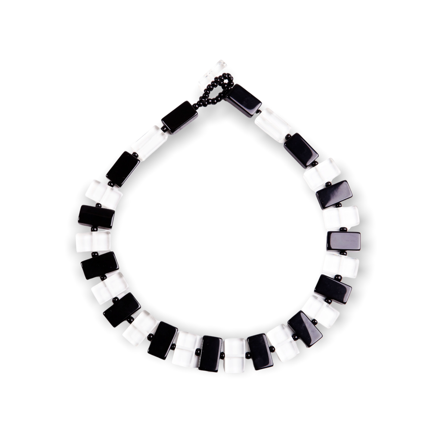 Atelier 1701 - Black/White Cubes Necklace