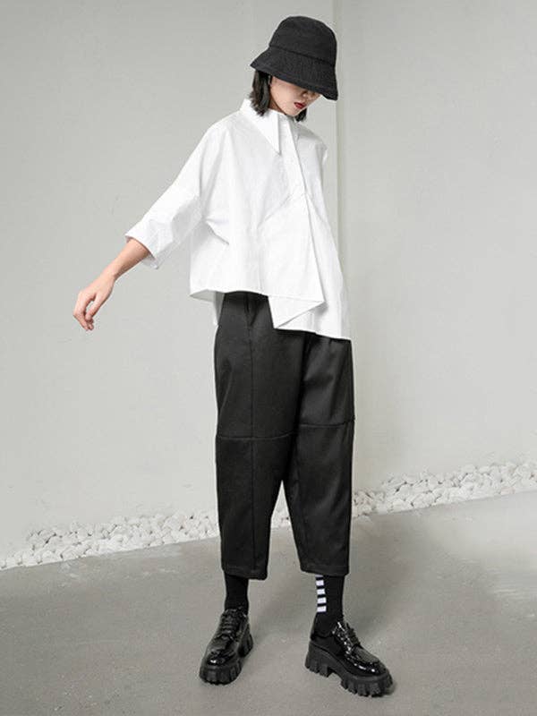 Mia Collection - the Modern Lines Asymmetrical Shirt