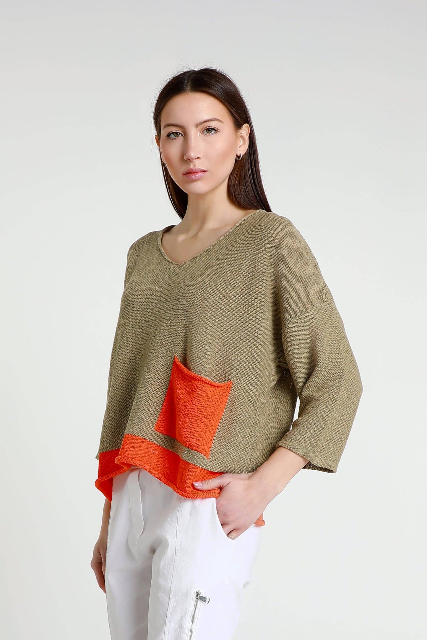 TINA Stephens - Seraphine V-Neck Sweater