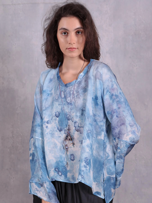 Tatiana Palnitska - SUM15 " The Sky is Flying" Soft Silk Top