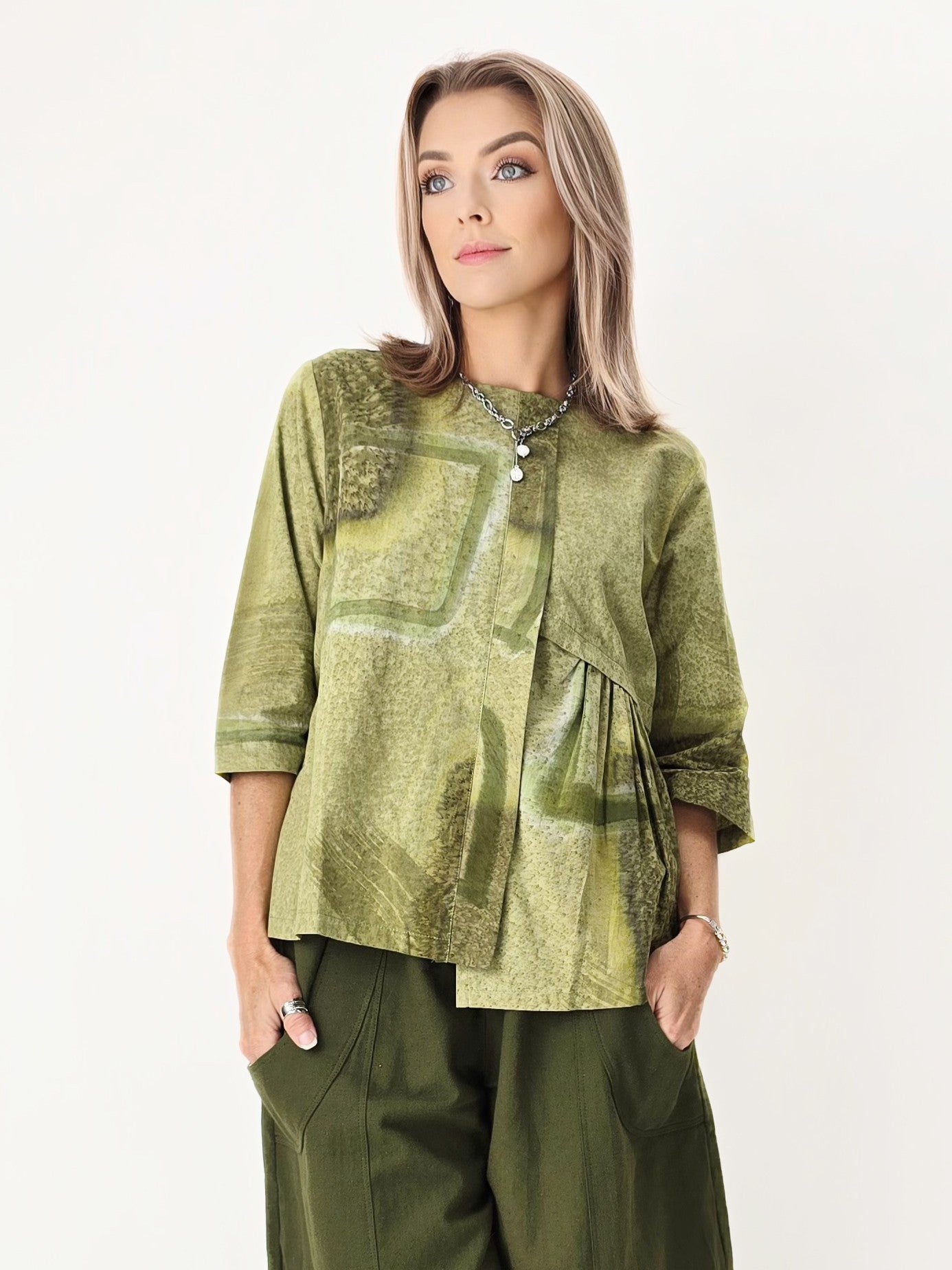 Raksa- Handmade Batik Cotton Blouse