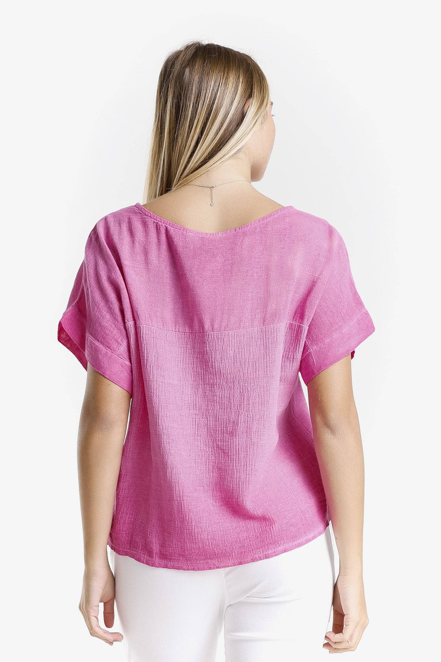 TINA Stephens - Gianna Top/Fuchsia