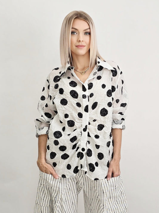 Dress to Kill- Ruched front Shirt