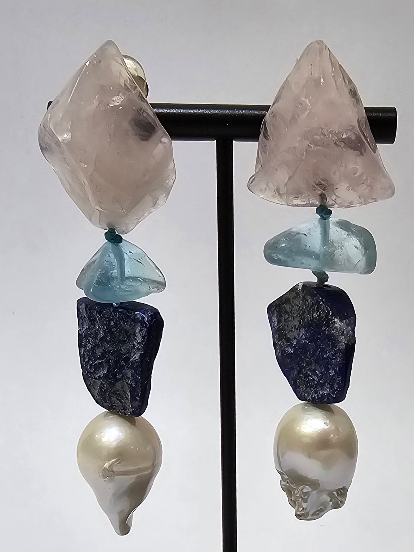 Monies- Gemstones Ear Clips