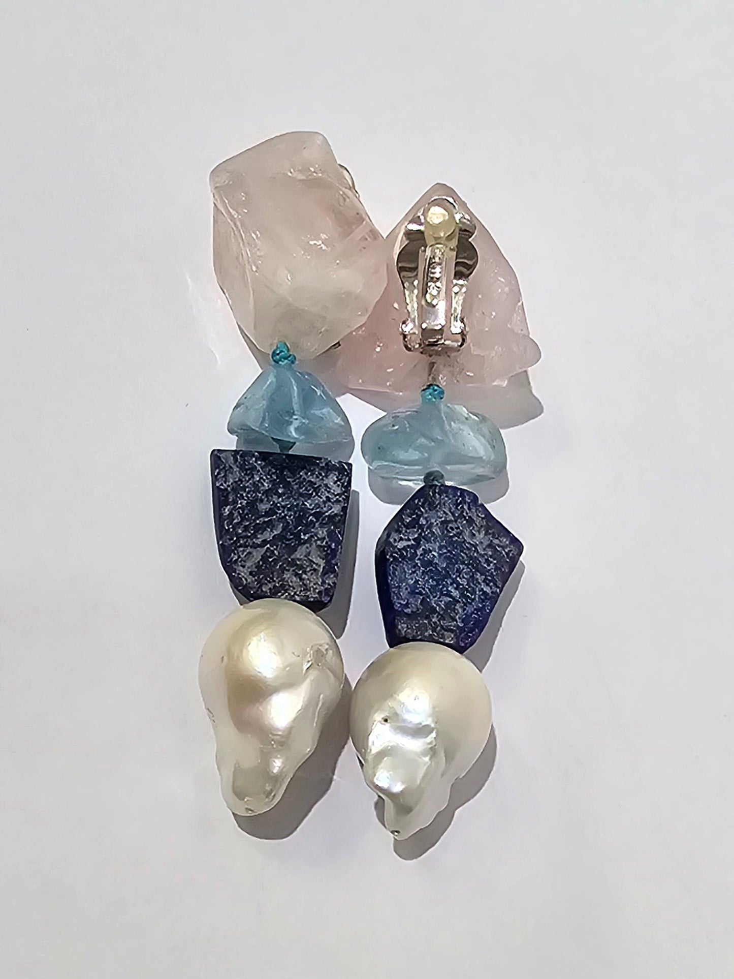 Monies- Gemstones Ear Clips