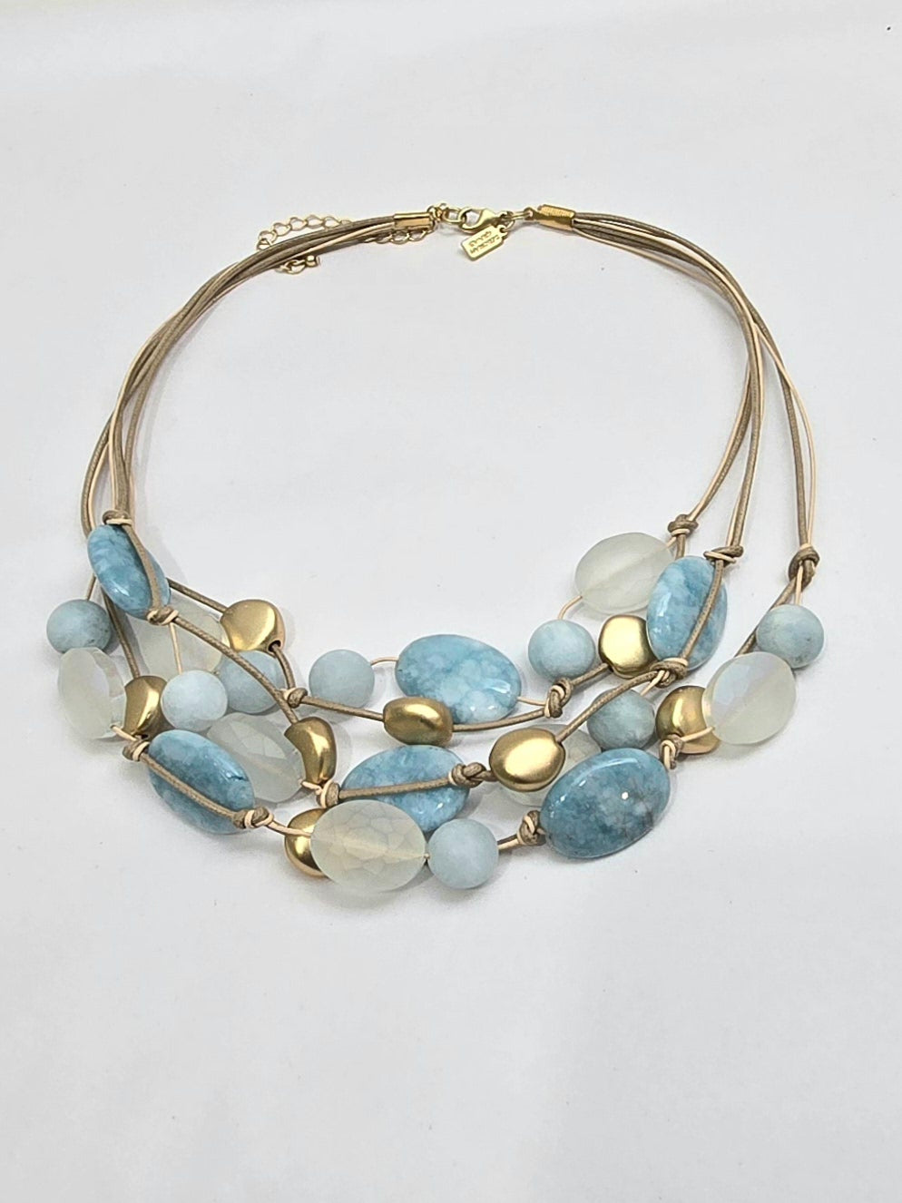 Deborah Grivas- Gemstone Necklace/ Blue