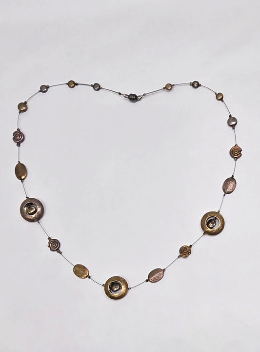 Anne Kanto- Mix Metal Necklace